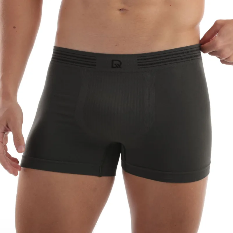 Cueca Boxer Sem Costura Verde Musgo