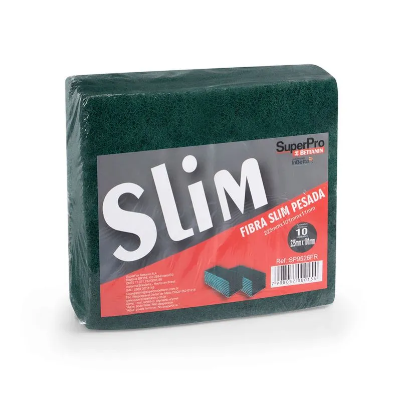 Fibra De Limpeza Pesada Bettanin Slim C/ 10 Unidades Bettanin