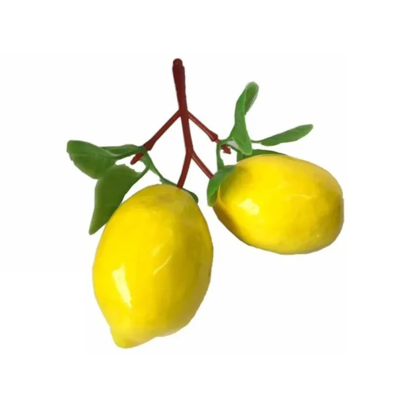 12 Galhos De Limão Siciliano Artificial Aparência Real