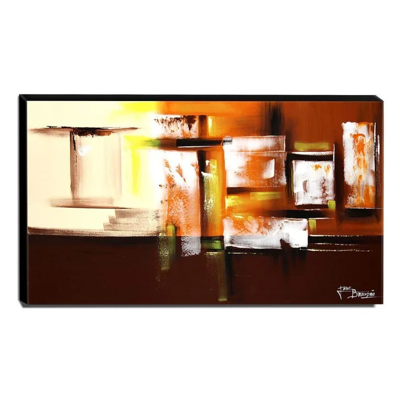 Quadro De Pintura Abstrato 70x120cm-1493
