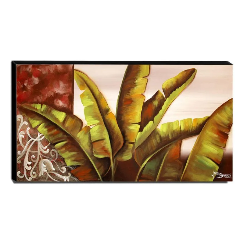 Quadro De Pintura Bananeira 60x120cm-1235
