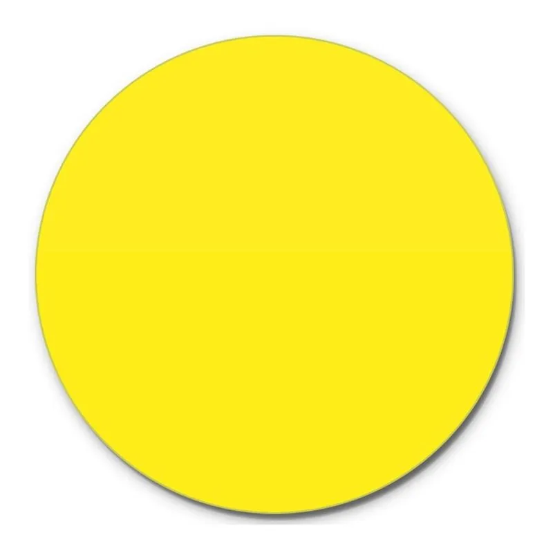 Prato Giratório Centro De Mesa Laqueado Amarelo 60cm
