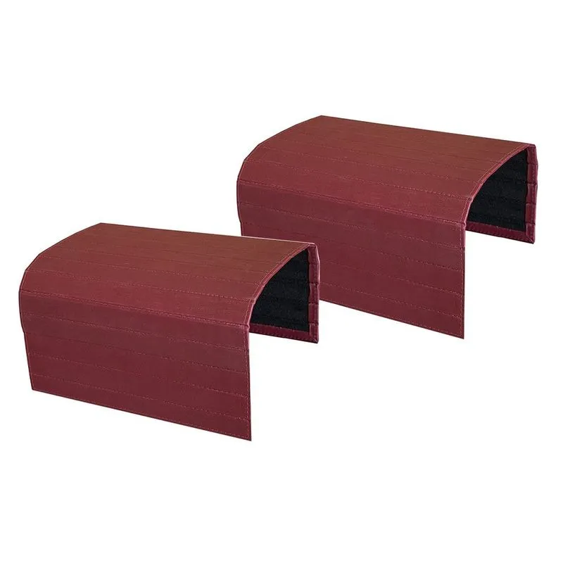Kit 2 Esteiras Sintética Para Braço De Sofá Vermelho