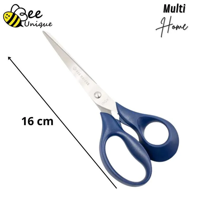 Tesoura Office Multi Home Azul P Bee Unique Ds-So0033