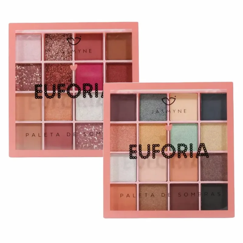 Paleta de Sombras Euforia 19,2g Jasmyne - lojaparaisodarepublica