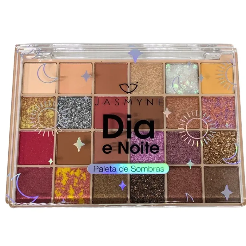 Paleta de Sombras Dia e Noite - Jasmyne - lojaparaisodarepublica