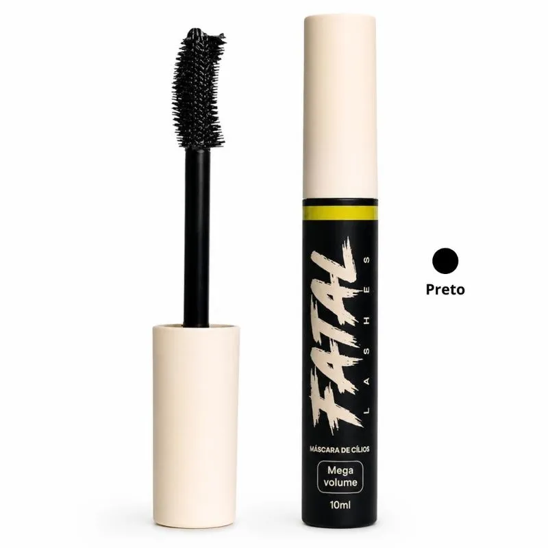 Máscara De Cílios Jasmyne Fatal Lashes Mega Volume 10ml Preto
