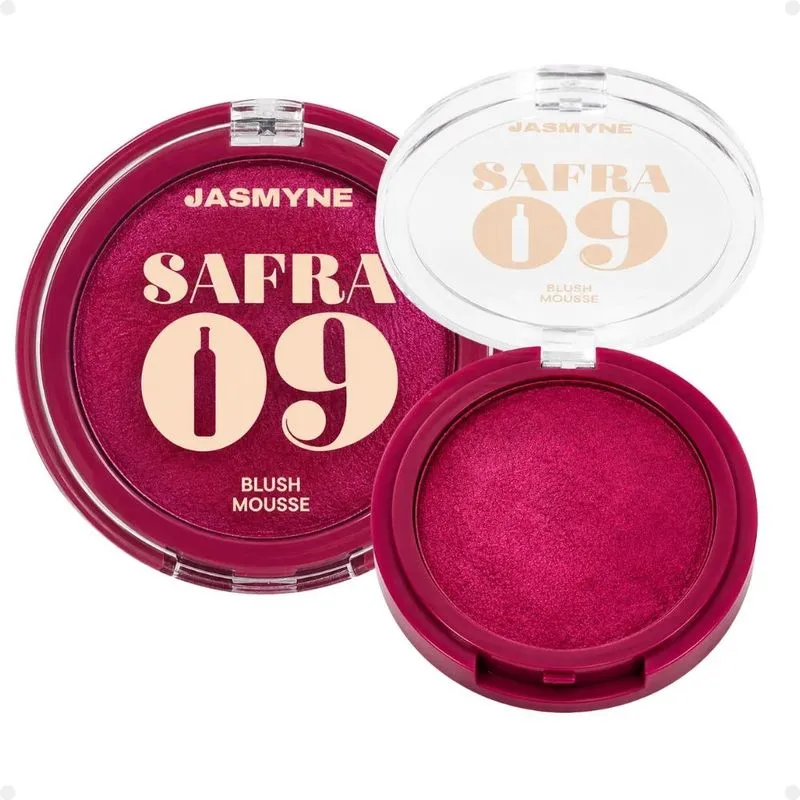 Blush Mousse Jasmyne Safra 09 Pink Rosado