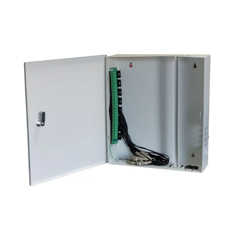 Rack Organizador Para cftv, Mini Fine Hibrido 16 Canais - Max Eletron
