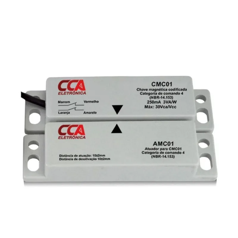 Chave Magnética Codificada Cmc01 (sensor + atuador) Contatos 2nf Categoria Comando 4
