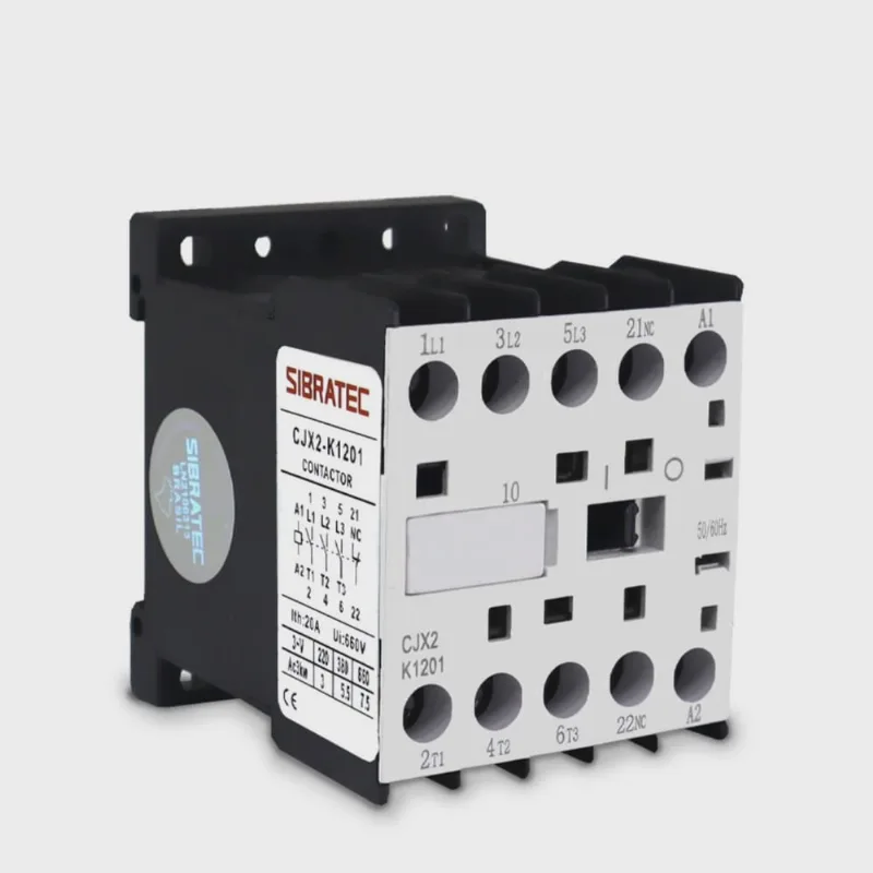 Mini Contator 12A 220V 1NF CJX2-K12 Sibratec