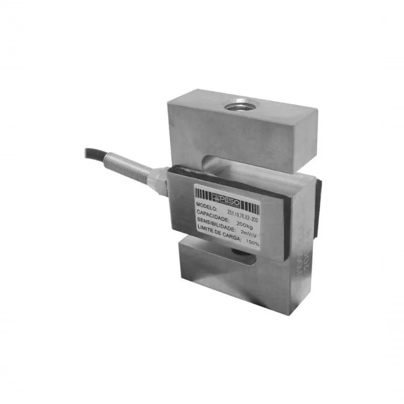 Célula De Carga Tipo Z De Tração - Aço - M12 - Ip66 - Sz51x 200kg