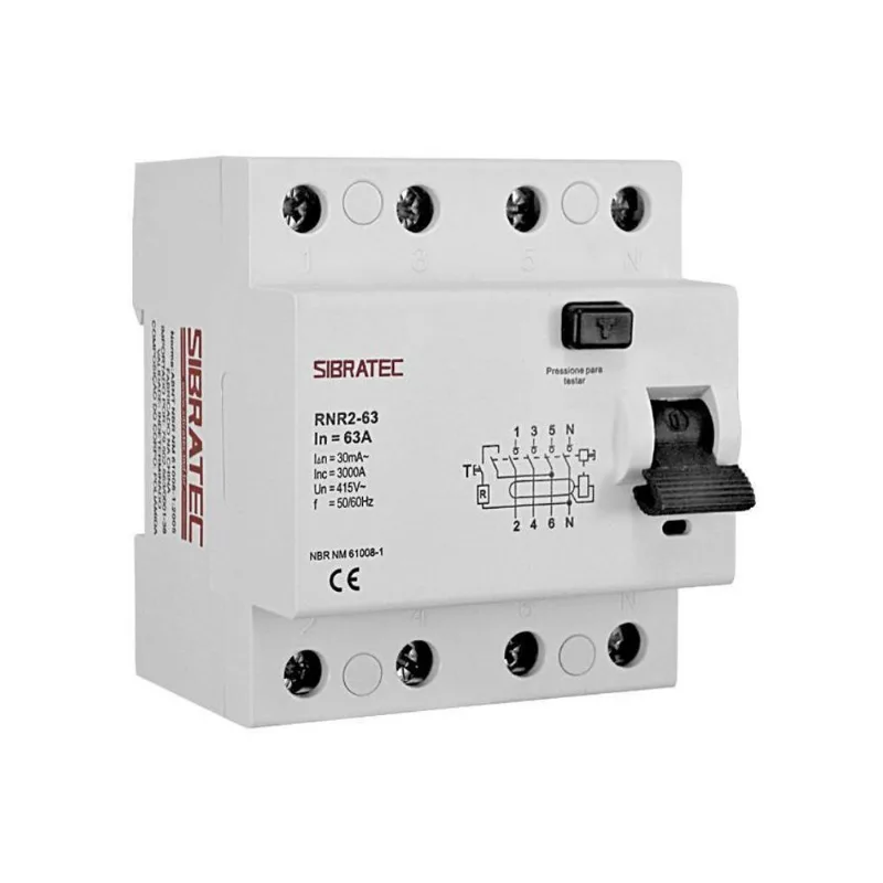 Diferencial Dr Tetrapolar 63A 9286 Sibratec