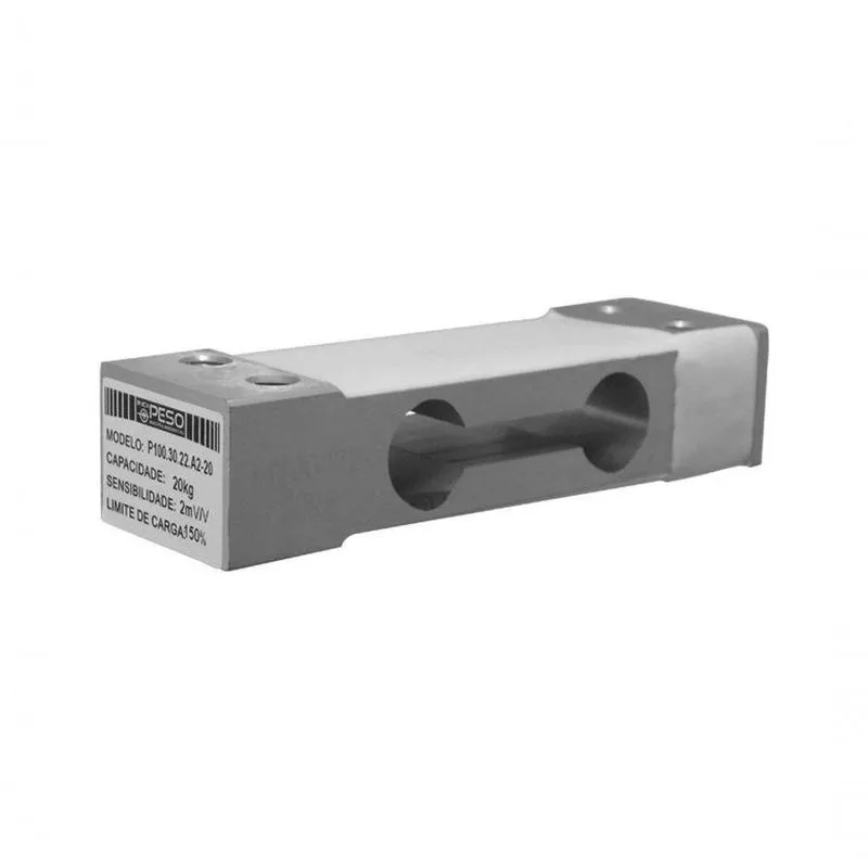 Célula De Carga Bloco - Alumínio - M6 - Ip66 - P100.30.a2 20kg