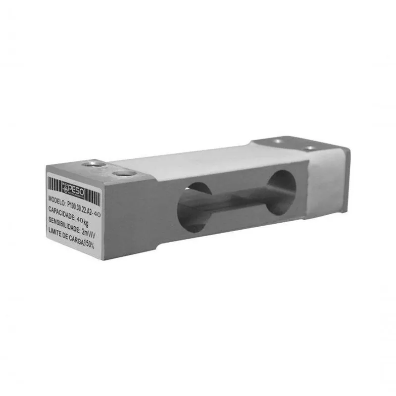 Célula De Carga Bloco - Alumínio - M6 - Ip66 - P100.30.a2 40kg