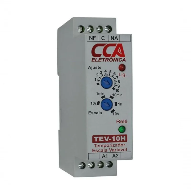 Temporizador Analógico Variável Ajuste 0,3s Até 10h 110vca