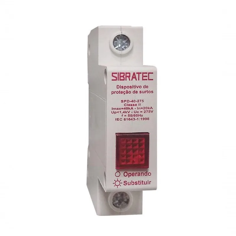 Dps Protetor De Surto Monopolar 20-40ka 275v Classe Ii