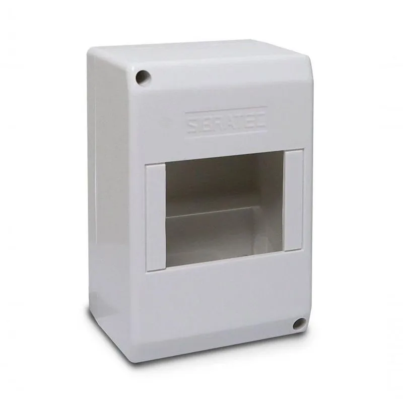 Caixa Plástica De Sobrepor Para Disjuntor Din Modelo Qds Caixa Qds Para 3 Ou 4 Polos