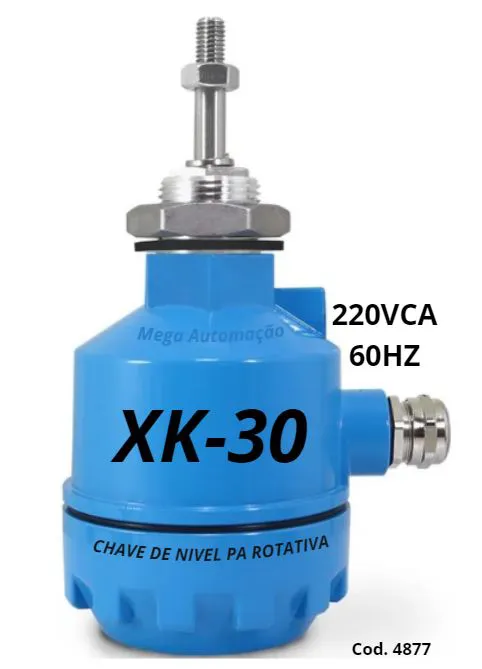 CHAVE DE NIVEL PA ROTATIVA XK30 220VCA 60HZ 1NA+1NF ALUMINIO S/ FLANGE E S/ PA Stc e1 / GdR3