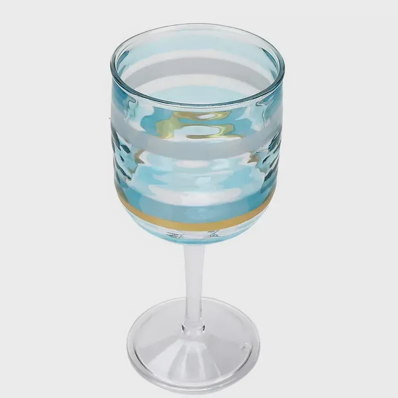 Taça Azul Degradê 473ml Acrílico 50073 - EntreCasa