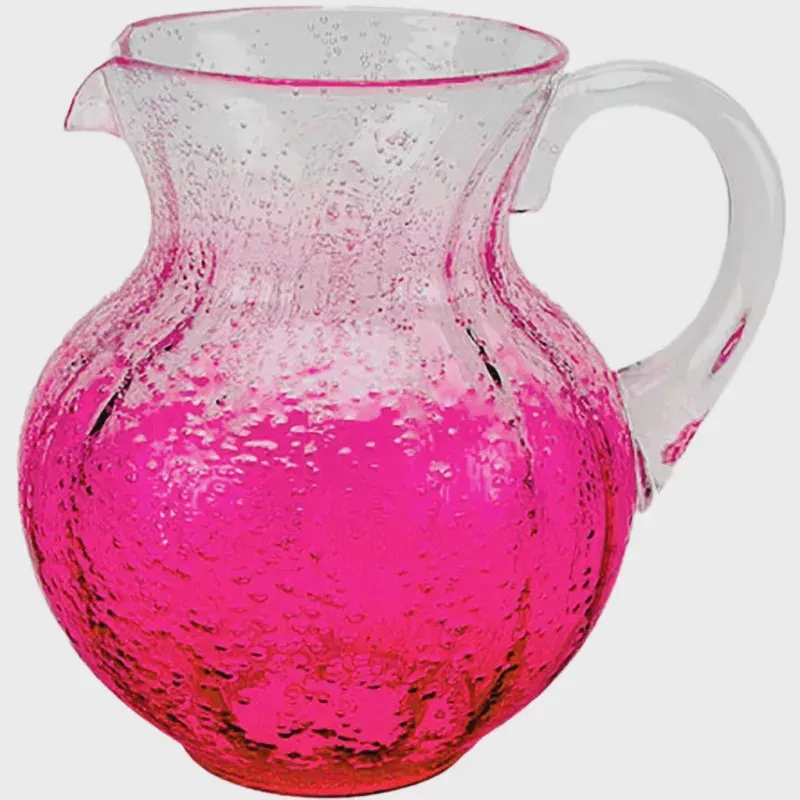 Jarra Bolhas Acrílico Rosa 2,3l 50112 - EntreCasa