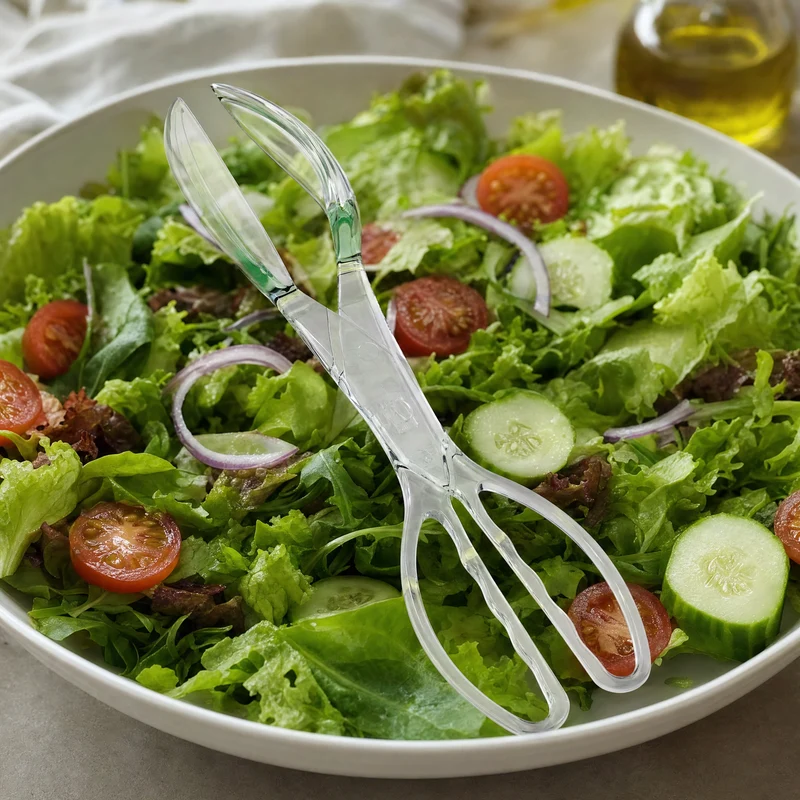 Pegador Salada Acrílico Verde 29x7x6,5cm