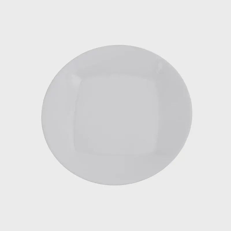 Prato Sobremesa Forte Branco 18cm Plastjet 10un