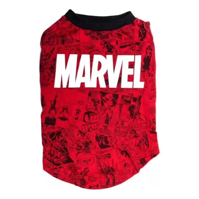 Camiseta Pet Marvel GG Vermelho Piticas 113550401