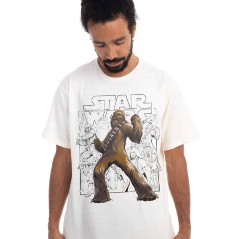 Camiseta Logo Star Wars Chewie G
