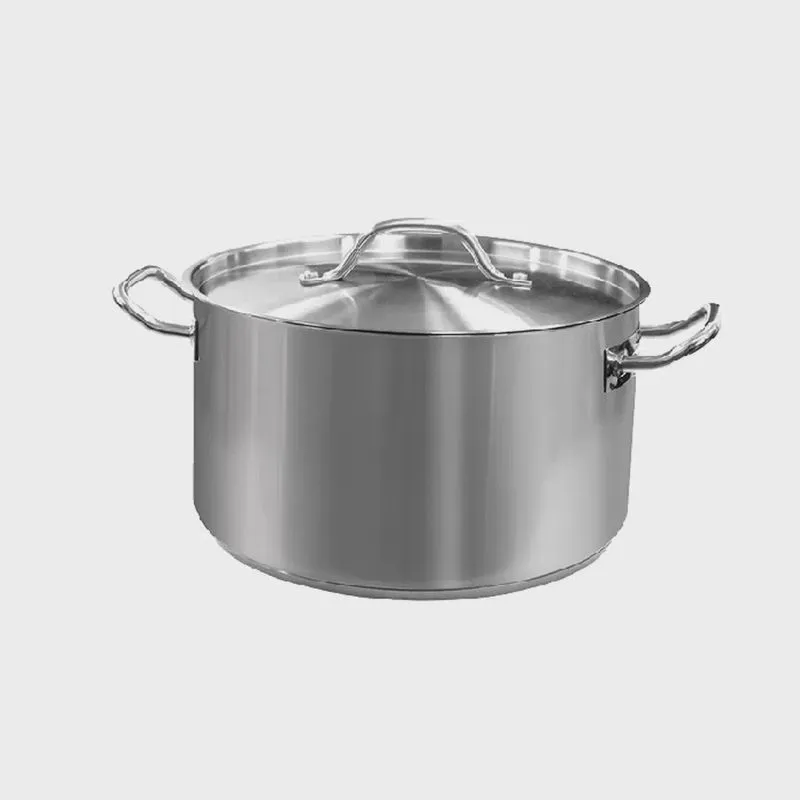 Caçarola Inox Profissional Fundo Triplo 14,5 Litros 32x16 cm