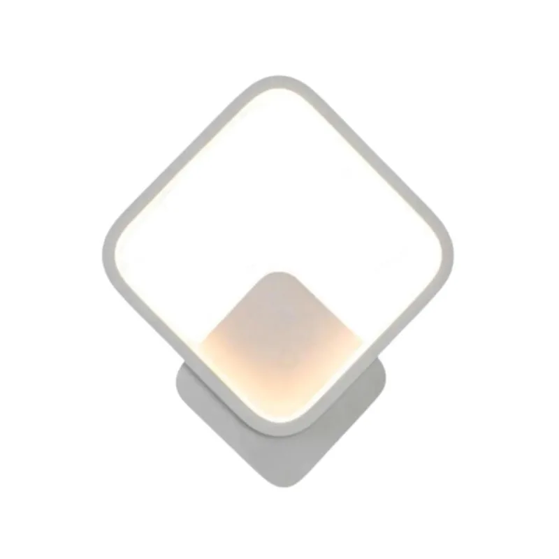 Arandela Led Luz 3000K Luminária Moderna Enigma Bivolt Branc