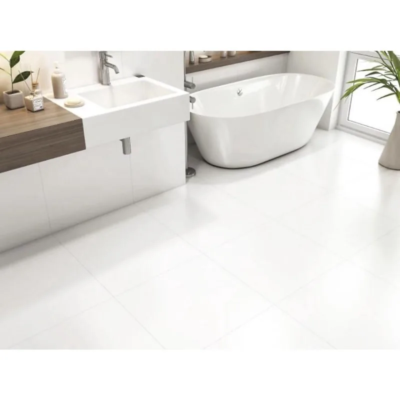 Piso Fioranno Alaska Mate 57x57cm Branco Cecafi