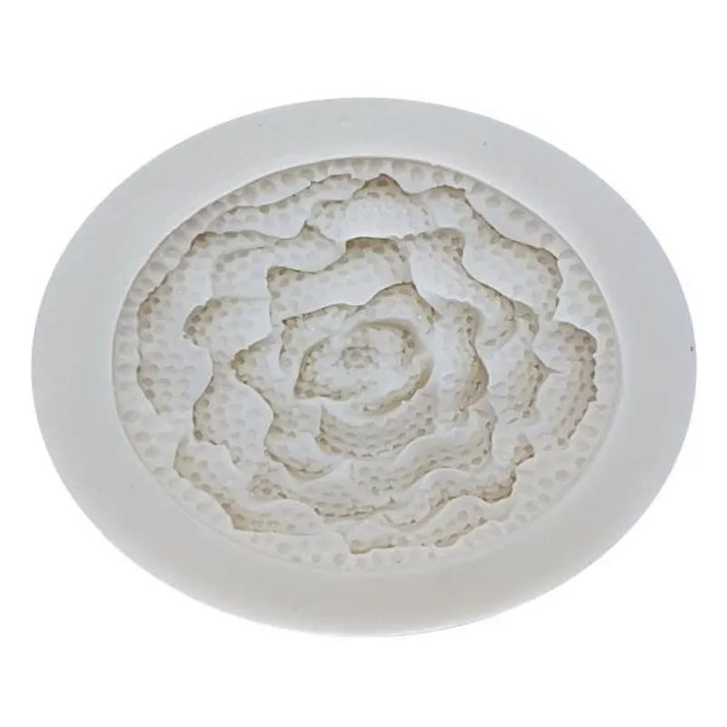 Molde De Rosa Pixel Pasta Artesanato