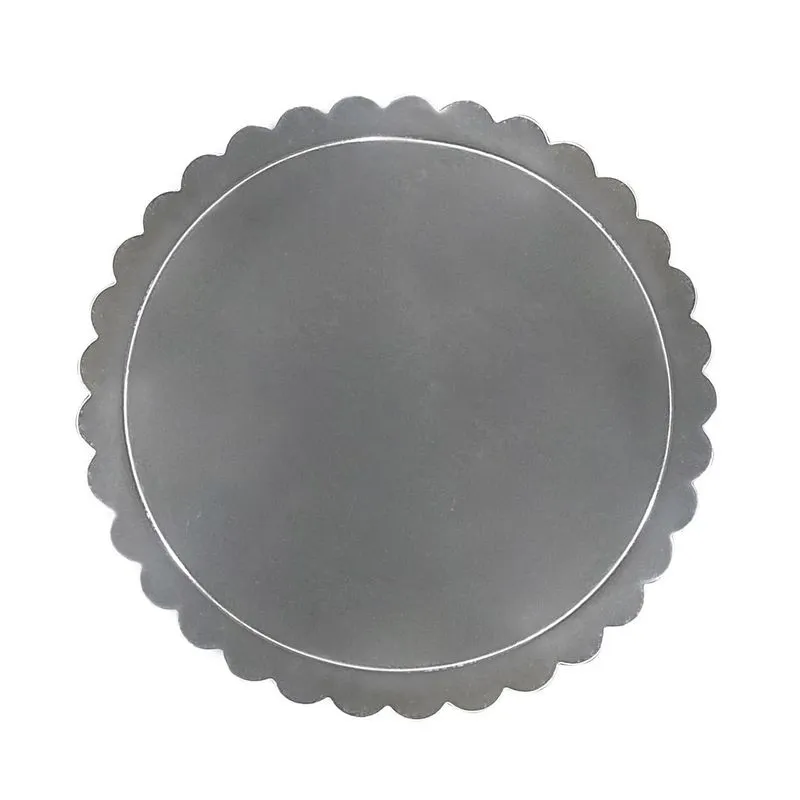 Kit Base Laminada Prata 28cm - 10 Unidades - Jr28pa
