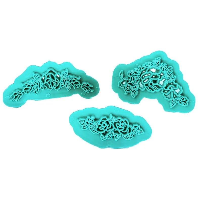 Marcador Arabesco De Flores 3 Pçs - Gmezn678
