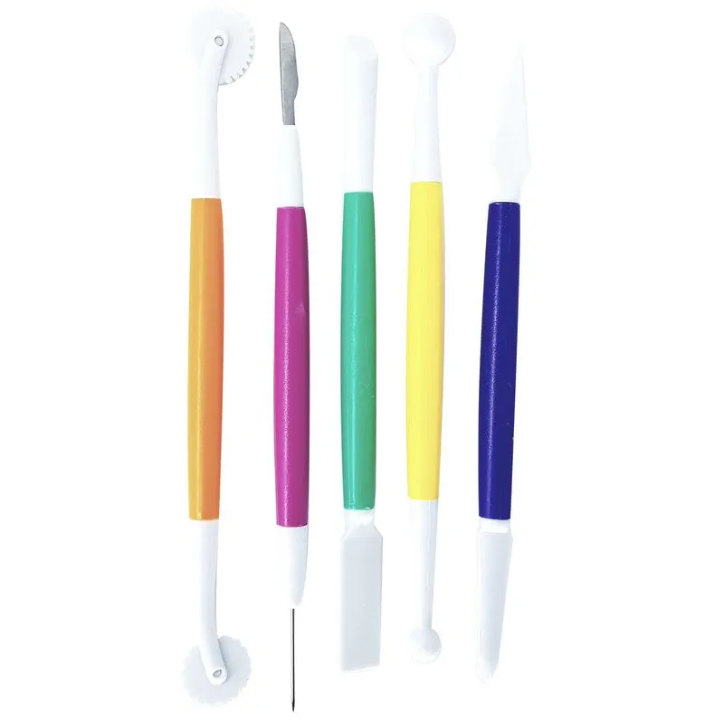 Esteca Decoração 5 Peças - Prime Chef - Plástico 17 Cm