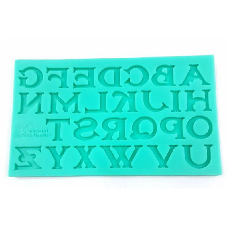 Molde Em Silicone Para Confeitaria Alfabeto