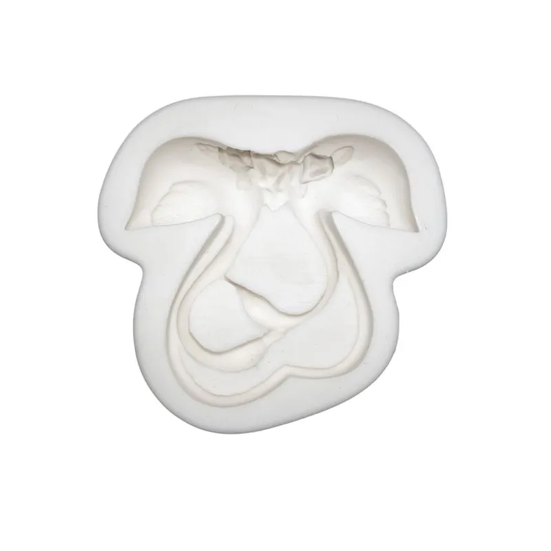 Molde Para Pasta Americana Silicone Cisne