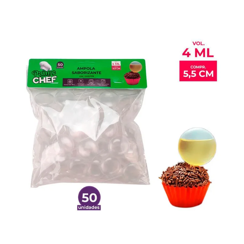 Ampola Saborizante Círculo 4ml - 50unid - Gmepp8