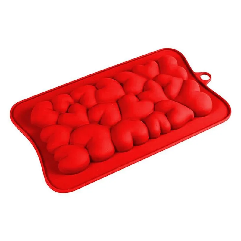 Forma Em Silicone Coração Para Bombom/Chocolate Antiaderente