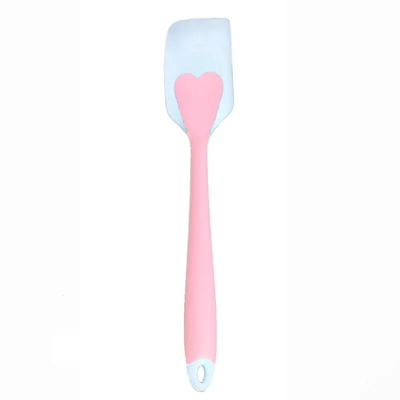 Espátula De Silicone Cozinha Coração Grande 28Cm Reforçado