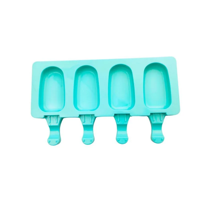 Forma Em Silicone Para Mini Picolé Magnum 4 Cavidades