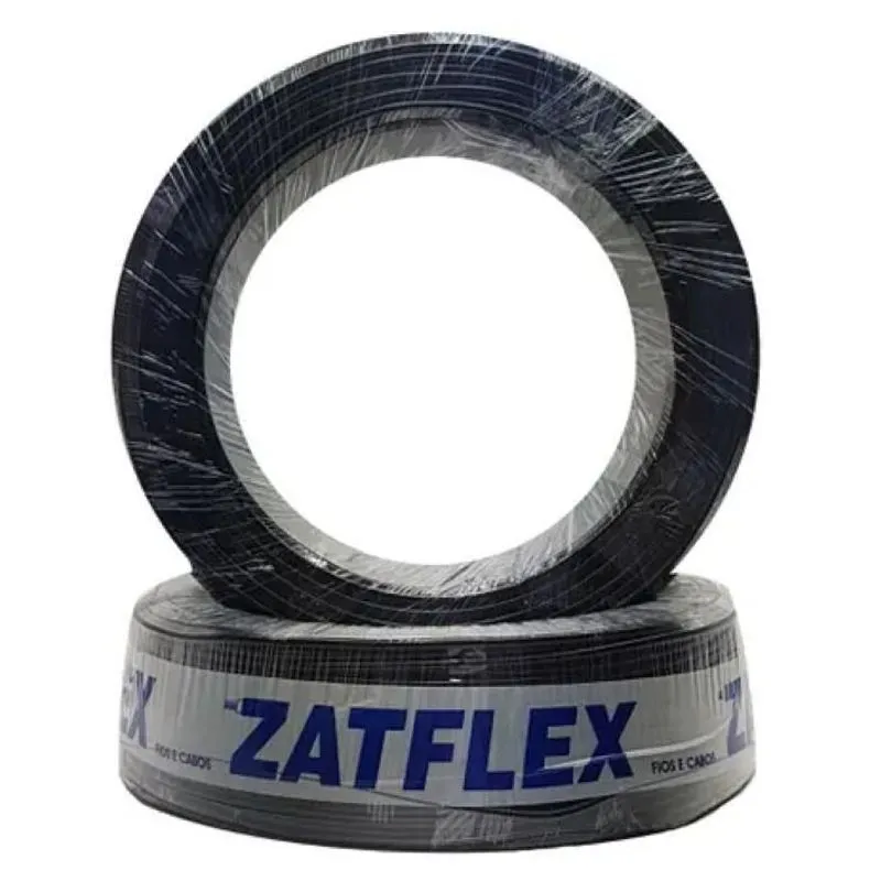 Fio Elétrico Flexível 10,0 Mm - Rolo 100mts - Zatflex