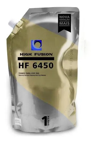 PO DE TONER BROTHER HIGH FUSION 6450 TN450/580/660/750/880