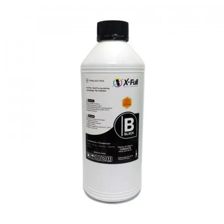 Tinta Recarga Cartucho Epson Preto Corante 1 Litro X-Full