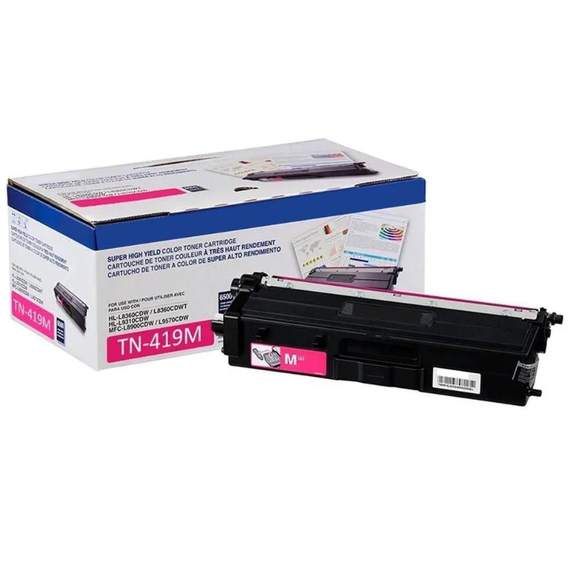 Toner TN419 magenta L8360CDW L8610CDW L8900CD L9570CD Novo Original Lacrado!