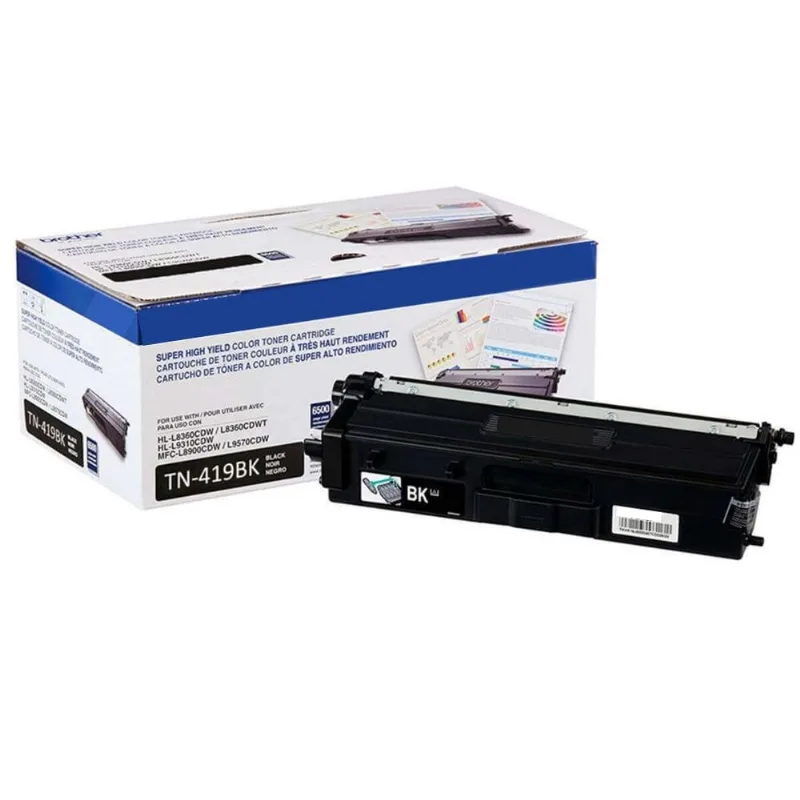 Toner TN419 Preto L8360CDW L8610CDW L8900CDW L9570CDW Novo Original Lacrado!