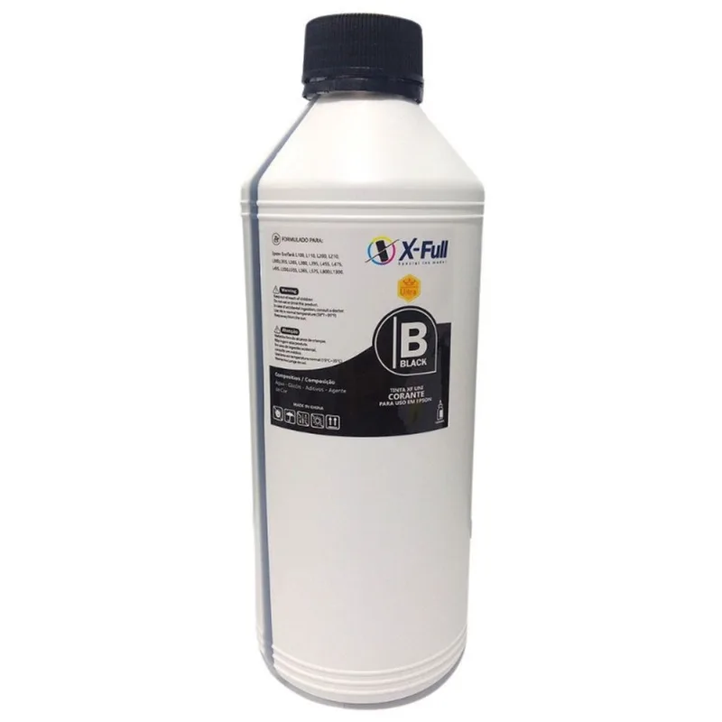 Tinta Universal X-Full T664 664 667 667XL Corante bk 1L