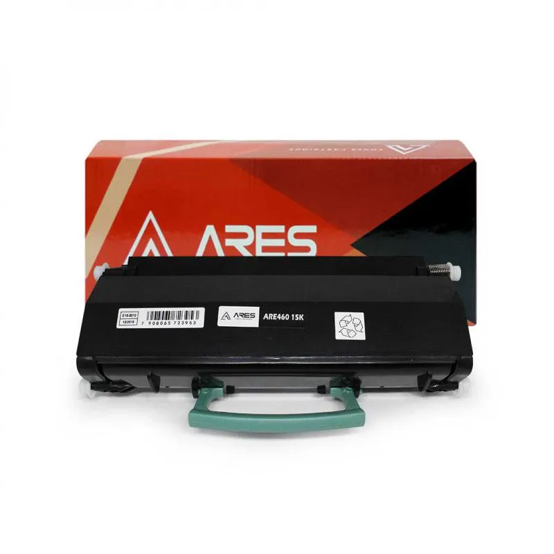 TONER COMPATÍVEL COM LEXMARK E460 | E460/E460D/E460DN | BK - ARES sem chip