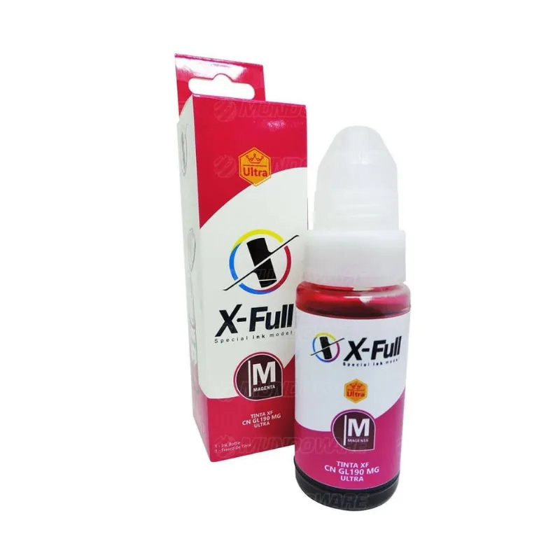 Tinta X-Full Corante Ultra Impressora G2000 G1800 G3100 G1000 com Bico Aplicador / 70ml / Magenta